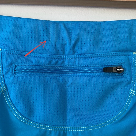 The North Face skort set skirt/shorts & racerback tank top running tennis blue M - Picture 15 of 16